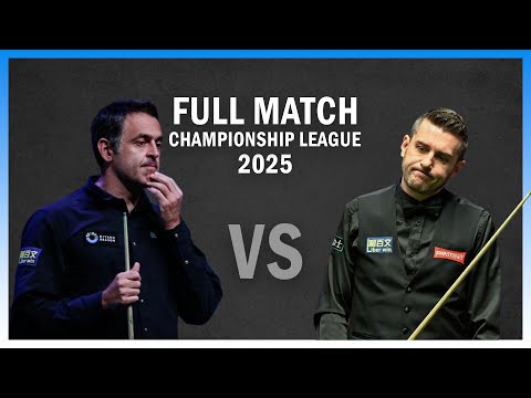 Ronnie O'Sullivan vs Mark Selby Full Match Championship League 2025 Snooker Highlights