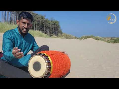 Mohora-Korvais on the Beach (Adhi Thaalam) #mridangam #wales #konnakol #carnaticmusic