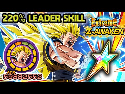 220% LEADER SKILL! EZA INT SSJ3 ANGEL GOKU LEVEL 10 LINKS SHOWCASE! Dragon Ball Z Dokkan Battle