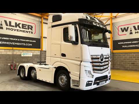 New In Stocklist For Sale: MERCEDES ACTROS 2548 BIGSPACE *EURO 6* 6X2 TRACTOR UNIT – 2016 – BV16 GJF