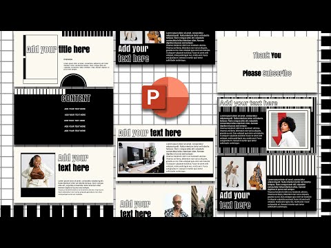 Aesthetic Black and White Powerpoint Template | Aesthetic PowerPoint Presentation | FREE TEMPLATE