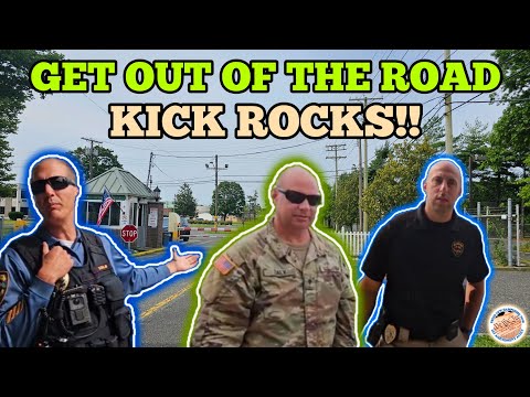 NJ NATIONAL GUARD TRAINING *GET OWNED* DETECTIVE *KICKS ROCKS* AND DISMISSED FIRST AMENDMENT AUDIT