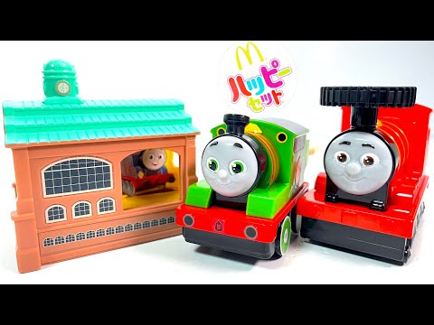 2025/1/24～ Japanese McDonalds happy meal toys thomas & friends "unboxing" Japanese candy toys