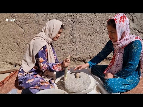 Village life | Cooking the most traditional rural food of Afghanistan