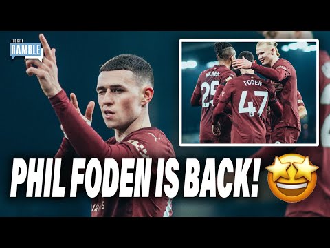 PHIL FODEN IS BACK 🤩 Man City's starboy shines in 6-0 win vs Ipswich 🔥