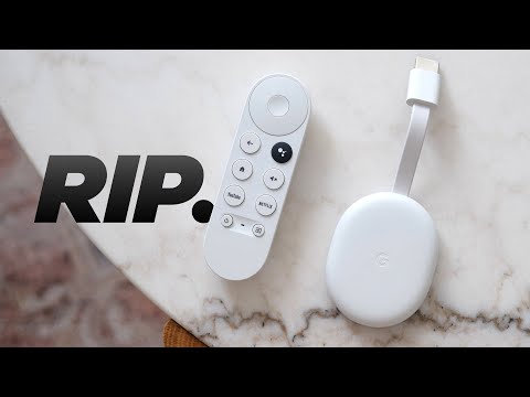 The Chromecast is officially dead.