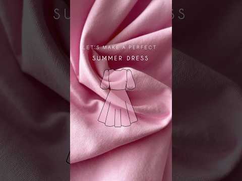 Let’s make a perfect summer dress🌸 #dressmaking #sewingpattern #patternmaking #sewingtime #sewing