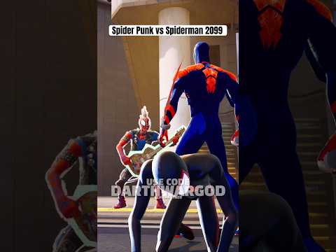 Spiderman 2099 Vs Spider Punk #spiderman #fortnite