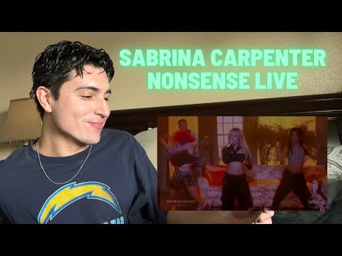 SABRINA CARPENTER - NONSENSE LIVE - REACTION