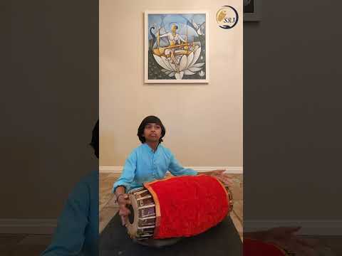 SRJ Students - Aran Krishnarajah - Thaka Dhimi Thaka Janu #mridangam #carnaticmusic