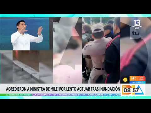 Argentina: Damnificados agreden a Ministra por lento actuar tras graves inundaciones | Tu Día |