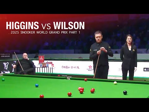 John Higgins vs Kyren Wilson 2025 Snooker World Grand Prix Part 1