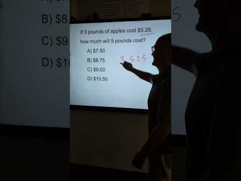 ASVAB Arithmetic Reasoning Cost per Pound Math Problem #math #asvab