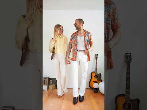 Spring White Denim Couples Outfits!