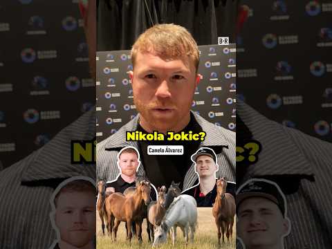 Canelo says his horse collection is better than Jokić's 😅