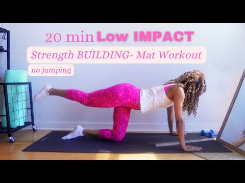 20 MIN FULL BODY strength gentle on the joints- ALL MAT WORK