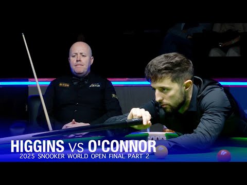 John Higgins vs Joe O'Connor 2025 Snooker World Open Final Part 2