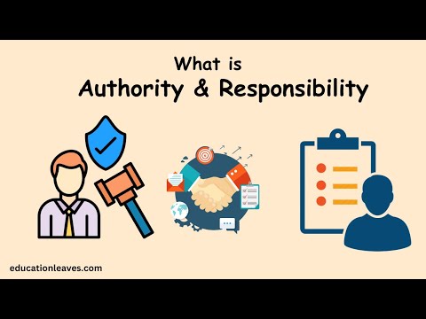 What is Authority and Responsibility? #authority #responsibility