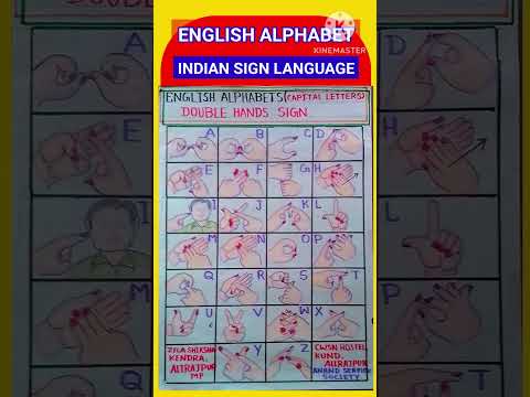 sign language alphabet  #signlearning #alphabetchart #alphabetinsignlanguage #short