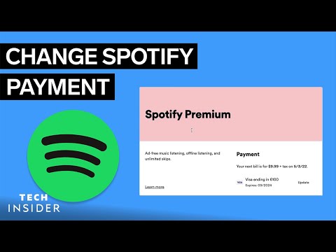 How To Change Your Spotify Payment | Tech Insider