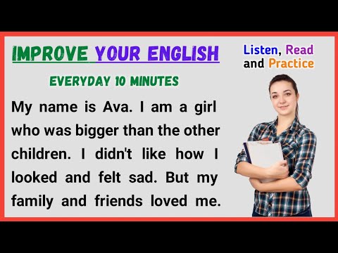 Fat Girl | Learning English Speaking Level 1 | English Speaking Practice | Listen and Practice