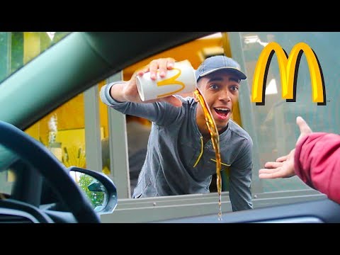 Fake Employee Prank At McDonalds Drive Thru