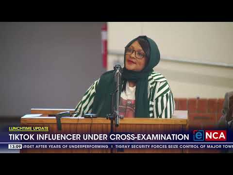 Tik Toker influencer under cross-examination