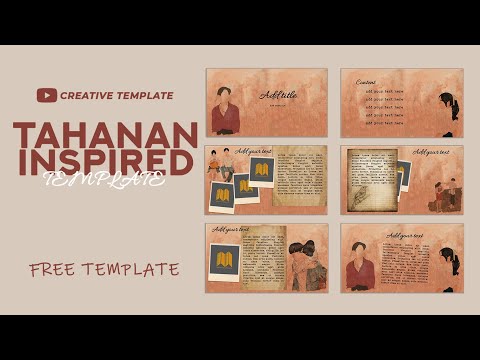 Tahanan Artwork Powerpoint Template | Aesthetic PowerPoint Presentation | Free Template