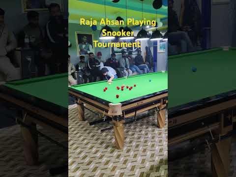 King Of Trick Shots RaJa Ahsan Playing Snooker Tournament | Snooker Champions Official #rajaahsan