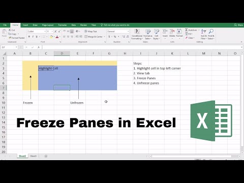 How to Freeze Panes in Excel