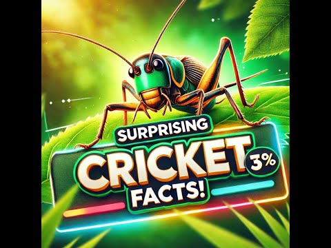 Crickets! 🦗  More Than their Chirp! Surprising Facts You Need to Know! #CricketFacts #TinyCreatures