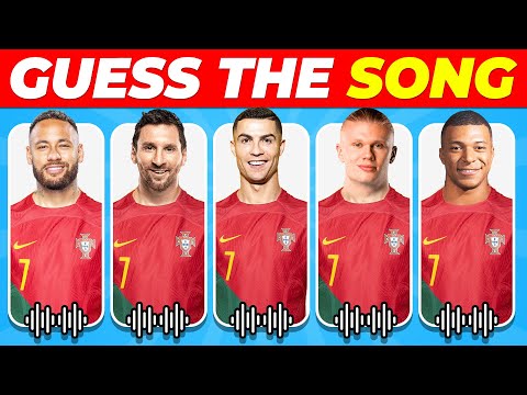 Guess Player by His SONG and FLAG ⚽️🎶 Ronaldo Song, Messi Song, Neymar Song, Mbappe Song