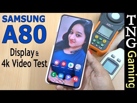 Samsung Galaxy A80 - 4K Video & Display Test