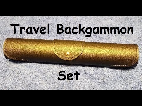 Leather Travel Backgammon Set