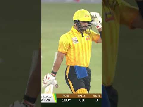 Sahibzada Farhan Century Moments #NationalT20Cup #SportsCentral #Shorts MA2K