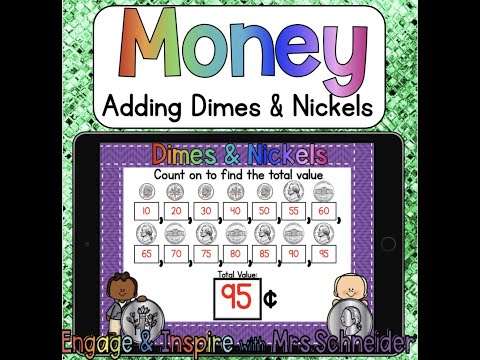 Adding Dimes & Nickels Boom Cards!