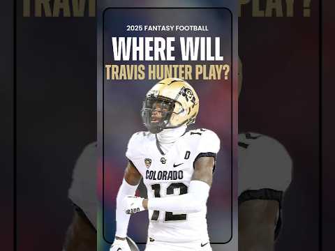 Can TRAVIS HUNTER Play Both Sides of the Ball in the NFL? | Fantasy Football #shorts