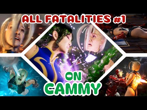 All Fatalities #1 on Cammy Mod - Mortal Kombat 1