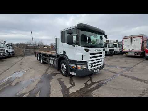 **FOR SALE** 2009 Scania P310, 26T 6x2, Flatbed, Rear Lift - Dixon Commercial Exports Ltd