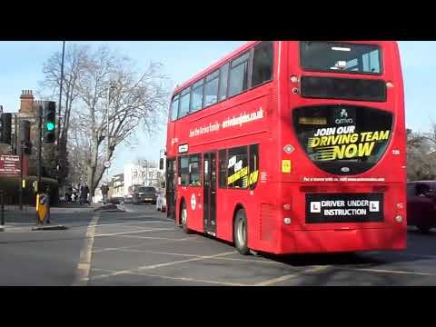 Enviro 400 Trident Arriva London Driver Trainer T25 LJ08CUY Leaving Outside at Wood Green Bus Depot