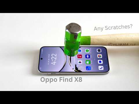 Oppo Find X8 Scratch Test