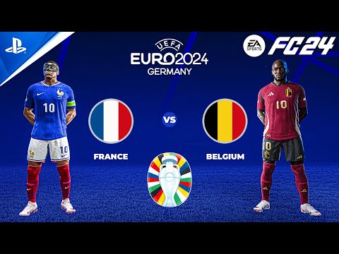 FC 24 | France vs Belgium - UEFA EURO 2024 Round of 16 | 4K