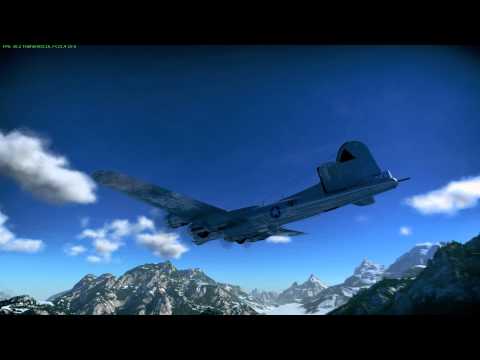 War Thunder : Me410 50mm vs B-17E Flying Fortress