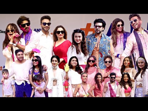 Celebs At #AnVi Ki Rasleela Holi Party 25 - Karan Veer, Chum, Teja, Karan, Nia, Isha, Mannara, Arjun