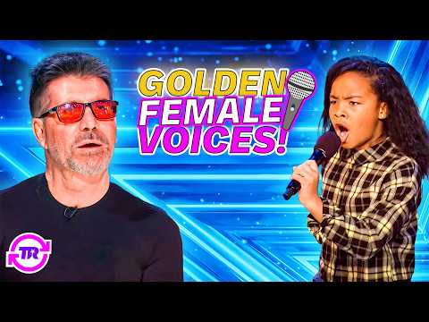 AMAZING Female POWERHOUSE Singers Who Got The GOLDEN BUZZER on Got Talent!🤩