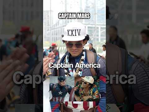 CAPTAIN BRUNO MARS! #captainamerica #brunomars #cosplay