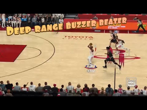 Deep range buzzer beater (NBA 2k19)