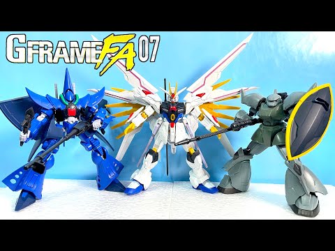 GUNDAM G FRAME FA 07 Mighty Strike Freedom HAMBRABI GELGOOG ZGMF/A-262PD-P RX-139 MS-14A MDE262S