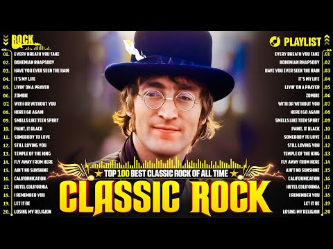 Classic Rock Playlist 70s And 80s 🔥 Queen, Led Zeppelin, Aerosmith, ACDC, Nirvana, The Beatles