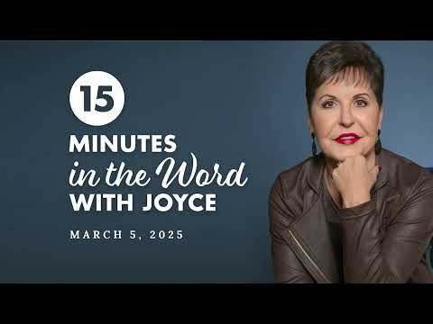 The Power of Agreement - Pt 1 | 15 Minute in the Word with Joyce Meyer